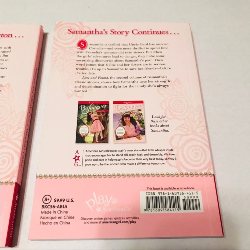 American Girl Beforever Samantha Book Bundle of Two Preowned Fiction Books - Picture 5 of 9